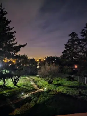 Jardin de l'établissement Le Cocon à Bulles