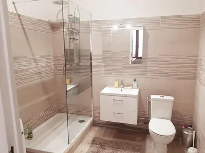 Salle de bains dans l'établissement Lyon Centre Warm apartment full of charm