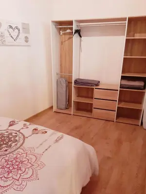 Un ou plusieurs lits dans un hébergement de l'établissement Lyon Centre Warm apartment full of charm