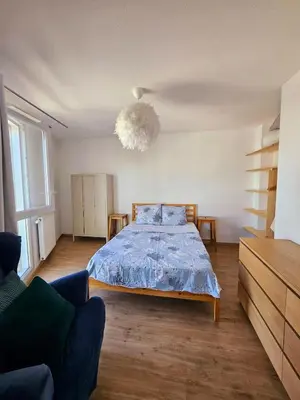 Un ou plusieurs lits dans un hébergement de l'établissement Le Soyeux