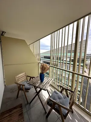 Balcon ou terrasse dans l'établissement Le Soyeux