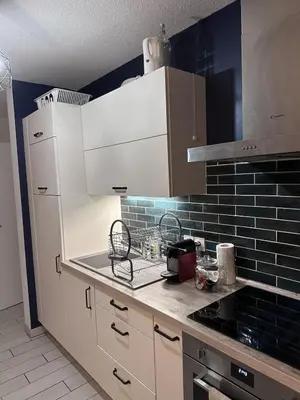 Cuisine ou kitchenette dans l'établissement Le Soyeux