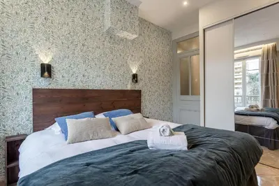 Un ou plusieurs lits dans un hébergement de l'établissement Smartstay Chill republique - Villeurbanne