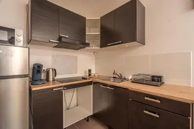 Cuisine ou kitchenette dans l'établissement Proche Parc tête d'Or Lyon