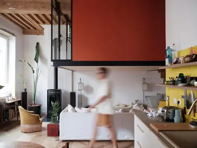Cuisine ou kitchenette dans l'établissement Le canut