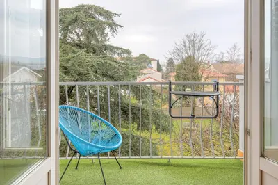 Jardin de l'établissement Les Sables, Appartement 6 personnes