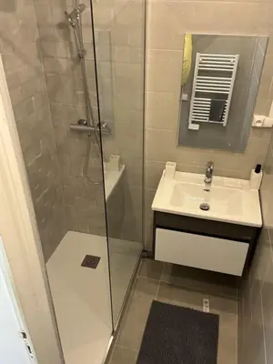 Salle de bains dans l'établissement Cosy & Design