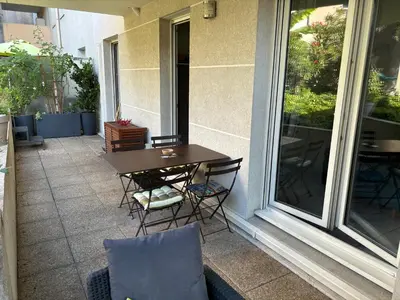 Balcon ou terrasse dans l'établissement Breeze in the city
