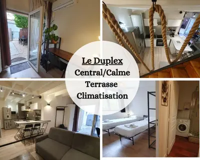Plan de l'établissement Le Duplex, Centre, Calme, Terrasse