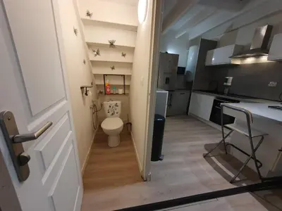Cuisine ou kitchenette dans l'établissement Le Duplex, Centre, Calme, Terrasse