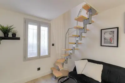 Coin salon dans l'établissement City-duplex