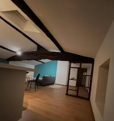Coin salon dans l'établissement L 'Écrin de Trévoux 3 Chambres confort