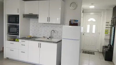 Cuisine ou kitchenette dans l'établissement Superbe appartement à Seyssuel