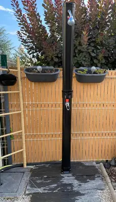 Plan de l'établissement La Croisée, Caravane avec toilette et lavabo - particulier