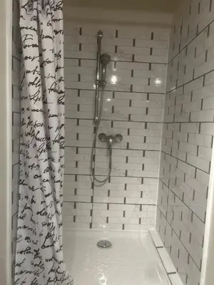 Salle de bains dans l'établissement Tal's Duplax