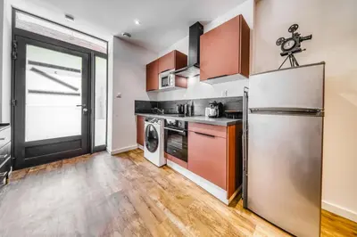 Cuisine ou kitchenette dans l'établissement Cinéma & Expérience 4K - Popcorn OFFERT