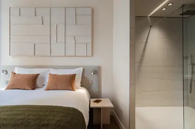 Un ou plusieurs lits dans un hébergement de l'établissement La Suite - Terreaux III - Studio with AC