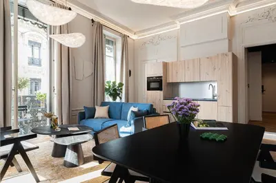 Cuisine ou kitchenette dans l'établissement La Suite - Terreaux IV - 2 bedroom with AC
