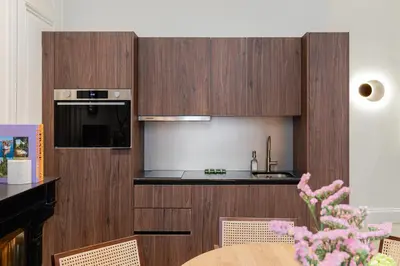 Cuisine ou kitchenette dans l'établissement La Suite - Constantine I - 2 bedroom with AC
