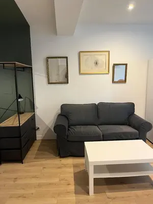 Coin salon dans l'établissement Studio climatisé