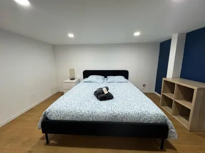 Un ou plusieurs lits dans un hébergement de l'établissement Studio cosy proche du centre de Lyon