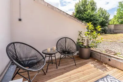 Jardin de l'établissement L'héritage & SPA