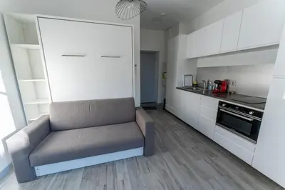 Cuisine ou kitchenette dans l'établissement Studio cosy avec jardin privatif proche transport