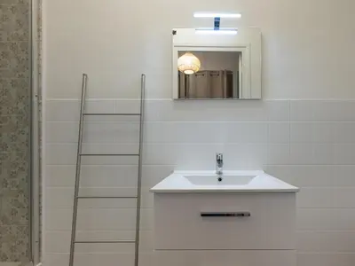 Salle de bains dans l'établissement BnGo I Luxe & Confort I Gare PartDieu, 2 personnes, Aéroport, Rhone-Express
