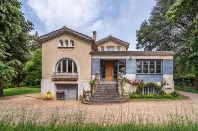 Jardin de l'établissement La clarté - wonderful refurbish home with garden and pool