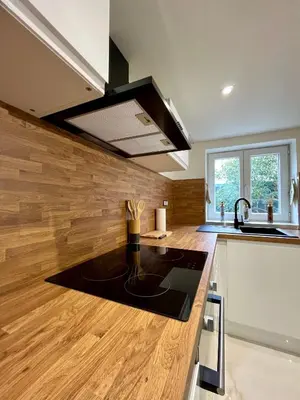 Cuisine ou kitchenette dans l'établissement Beau T3 à 15 min de Lyon