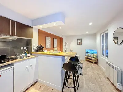 Cuisine ou kitchenette dans l'établissement My Home, voituret 1