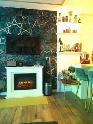 Télévision ou salle de divertissement dans l'établissement Appartement cosy proche Centre des congrès et Transbordeur