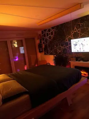 Télévision ou salle de divertissement dans l'établissement Appartement cosy proche Centre des congrès et Transbordeur