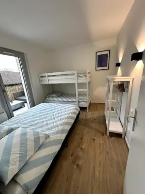 Un ou plusieurs lits dans un hébergement de l'établissement Appartement L'escale à Vienne
