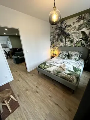 Un ou plusieurs lits dans un hébergement de l'établissement Appartement L'escale à Vienne