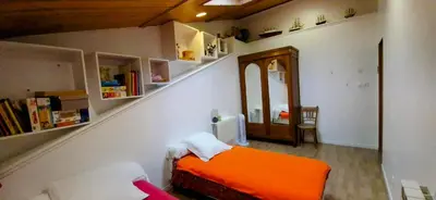 Coin salon dans l'établissement La Roue, logement indépendant, jolie vue