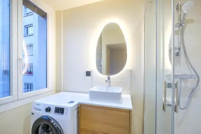 Salle de bains dans l'établissement L'Ecrin du 6ème
