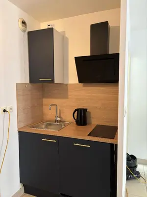 Cuisine ou kitchenette dans l'établissement Élixir