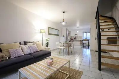 Coin salon dans l'établissement Duplex 