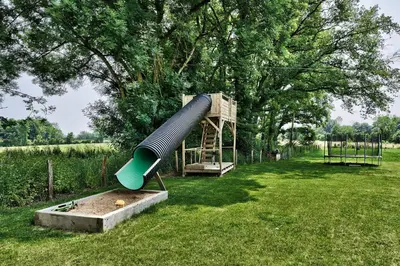 Jardin de l'établissement Gîte Évasion, calme en campagne