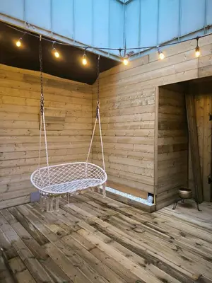 Salle de bains dans l'établissement Love Room, studio Woody Spa , Balnéo