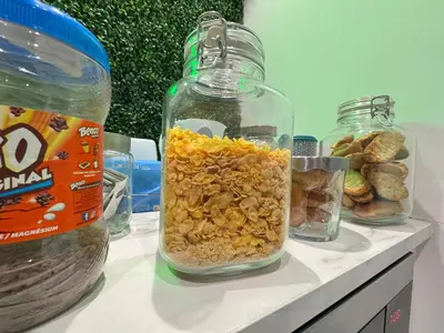 Nourriture dans l'appartement ou à proximité