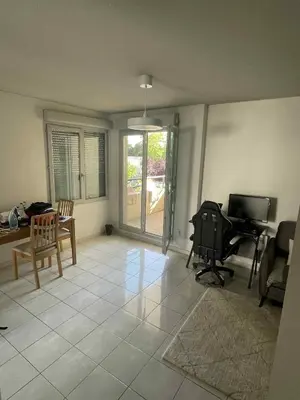 Coin salon dans l'établissement Superbe appartement à Lyon8 avec 2 balcons