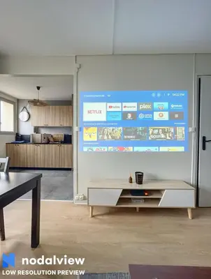 Plan de l'établissement Cozy renovated apartment with cinema atmosphere and view