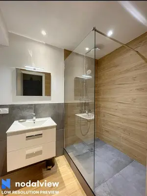 Salle de bains dans l'établissement Cozy renovated apartment with cinema atmosphere and view