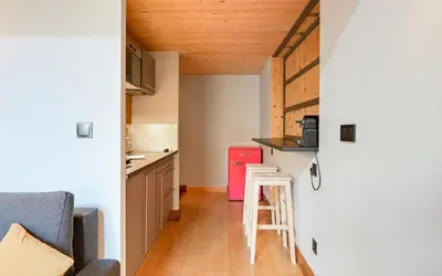 Cuisine ou kitchenette dans l'établissement Le petit Sully Foch