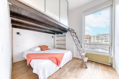 Un ou plusieurs lits dans un hébergement de l'établissement Appartement Antonin - Welkeys