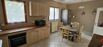Cuisine ou kitchenette dans l'établissement Appartement entier Lyon-Villeurbanne au 1er d'une discrète maison