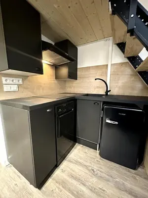 Cuisine ou kitchenette dans l'établissement L'hypercentral - 4 Chapeaux