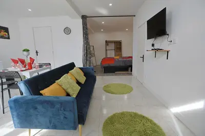 Télévision ou salle de divertissement dans l'établissement Le Maréchal Chic - Centre ville - Rive de Gier